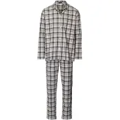 Hanro Pyjama Cozy Comfort in cardamom check | Gr.: XL