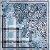 Roeckl Tuch Patchwork Leo Scarf Black / Silver