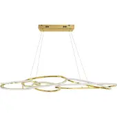 Nova Luce NUDOS LED Pendelleuchte Gold 158W Warmweiss 150x80x150cm dimmbar 9289083