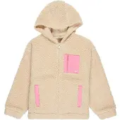Roxy Fleecejacke Perfect Cloud ERGJK03138 Beige Relaxed Fit