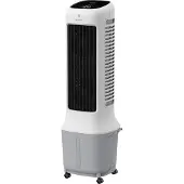 Be cool BC10ACP2501W, Weiß, Grau, Schwarz, 4 Rad/Räder, Tasten, Fernbedienung, 10 l, 1000 m³/h, Schontrommel mit Wabenstruktur
