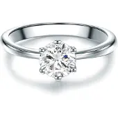 Trilani Ring - Sterling Silber Ring Zirkonia - Gr. 63 - in Silber - für Damen