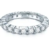 Trilani Ring - Sterling Silber Ring Zirkonia - Gr. 60 - in Silber - für Damen