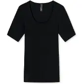 Schiesser T-Shirt Damen 200764 Luxury Black-XL