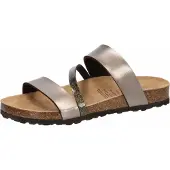 Lico BIOLINE GLITTER Pantoletten in Übergrößen Braun [D2C]560585 große Damenschuhe