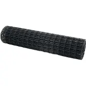 vidaXL Eurozaun Grau 1,2 x 25 m PVC-beschichtetes Eisen