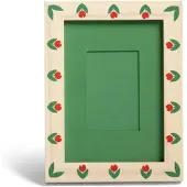 &k amsterdam &klevering - Patch Bilderrahmen, Tulpe, 14,5 x 19 cm, mehrfarbig