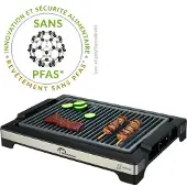Little Balance Elektrogrill – Einfache Bedienung – Grillfläche 38 x 25 cm – PFAS-freie Mikrokeramikbeschichtung – 2000 W