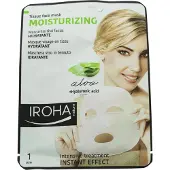 Iroha Nature Moisturizing Tissue Face Mask Aloe Vera 1 Einheit 0,001 l