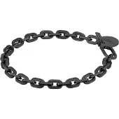 Liebeskind berlin Armband - Edelstahl The Basic Chunky - Gr. ONESIZE - in Schwarz - für Damen