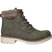 Rieker Damen Winter Schnürstiefel grün, Damen:36 EU