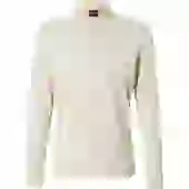 BOSS für Herren. 50527525 Interlock-Poloshirt beige (M), Lässig, Baumwolle, Klassisch, Langarm