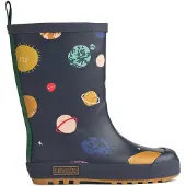 Liewood Gummistiefel Mason Thermo Rainboot Kinder Universe / Classic Navy-Schuhgröße 28