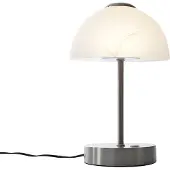 QAZQA Design-Tischleuchte Stahl mit Opalglas inkl. LED Dimmbar - Joya