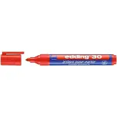 Edding Pigmentmarker edding 30 Brilliant, rot, 10 Stück