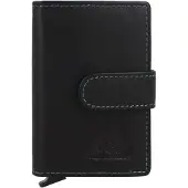 Greenburry Nappa Kreditkartenetui RFID Schutz Leder 7 cm