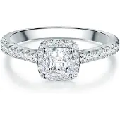 Trilani Ring - Sterling Silber Ring Zirkonia - Gr. 56 - in Silber - für Damen