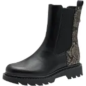 Tamaris Damen Chelsea Boots Schwarz Textil & Synthetik Größe: 42