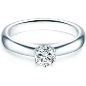 Trilani Ring - Sterling Silber Ring Zirkonia - Gr. 56 - in Silber - für Damen