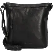 Greenburry Leder Umhängetasche Colombiana Shoulder Bag Black schwarz
