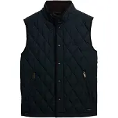 Superdry für Herren. M5012273A Steppweste navy (XXL), Lässig, Recyceltes Polyester, Nachhaltig, Marine