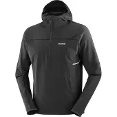 Salomon - Hybrid-Jacke mit halbem Reißverschluss &ndash; Herren &ndash; Sense Aero Hybrid HZ Hd M - Sense Aero Hybrid HZ HD M Deep Black für Herren -
