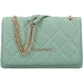 Valentino Schicke grüne Damen-Shopper-Tasche mit Kettengriffen und Logo