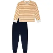 Schiesser Pyjama Mädchen Jersey mehrfarbig bedruckt, 176 740672-0003-01760