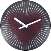 Nextime Wanduhr Motion Heart Red Ø 30,7 cm