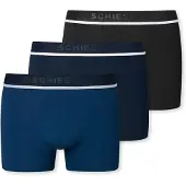 Schiesser Herren Shorts 3er Pack - Serie "95/5", Unterhose, Logobund, uni, S-2XL