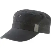 Chillouts Army Cap "Dublin Hat", Herren, schwarz, Canvas, Baumwolle, unifarben, Caps Army Cap, Größenverstellbar, temperatur- und feuchtigkeitsregulierend
