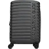 Mandarina Duck Flyduck - 4-Rollen-Kabinentrolley 55 cm erw. (black)
