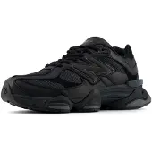 New Balance 9060 Triple Black Leather - EU 52
