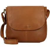 Green Burry GREENBURRY Leder Schultertasche Umhängetasche Colombiana Shoulderbag Nougat braun