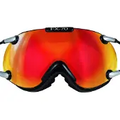 Casco Skibrille FX70 Carbonic White Silver (Large)