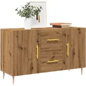 vidaXL Sideboard Artisan-Eiche 100x36x60 cm Holzwerkstoff