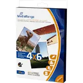 MediaRange Inkjet Fotopapier Hochglänzend DIN A6 220 g/m2 Weiß 50 Blatt