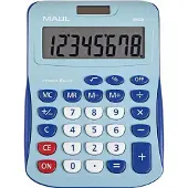 MAUL MJ 550, Tasche, Display-Rechner, 8 Ziffern, 1 Zeilen, Akku, Blau