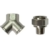 Stanley 3-Wege-Adapter 2x1/4 (Innen)-3/8 (Innen)-1/4 (Innen)