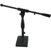 Gator GFW-MIC-0821, Desktop-Mikrofonständer, U-Fuß, Schwarz, Stahl, 19,8 mm, 10,9 cm