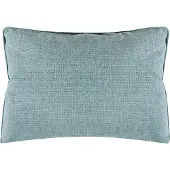 Beliani Chaiselongue Rechts Hellblau Stoffbezug mit Kissen Schwarzes Metallgestell Modern Relaxliege für Wohnzimmer Schlafzimmer Indoor