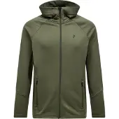 Peak Performance Sweatjacke Rider Essentials Midlayer Zip Hood Herren Pine Needle Pine Needle-XXL