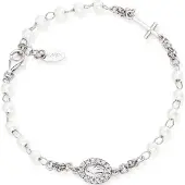 Amen Damen-Armband 925er Silber 14 Zirkonia Amen Silber