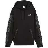 Puma Ess Graphic Animal Comfort Kapuzenpullover Schwarz 2XS Frau Schwarz 2XS