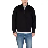 Armani Exchange für Herren. XM001295AF10818UC001 Schwarzes Sweatshirt mit Reißverschluss (XL), Lässig, Baumwolle