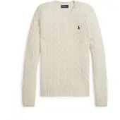 Ralph Lauren für Damen. 211971865001 Pullover aus Wolle und Kaschmir in Gebrochenweiß (XL), Lässig, Langarm
