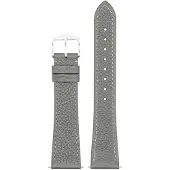 Hirsch 01802130-2-20 Armband für Uhren Bologna M 20 mm Leder Hellgrau