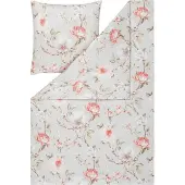 Estella Mako Jersey Bettwäsche 135x200 Penelope rosa Rosen Blüten 6943-400