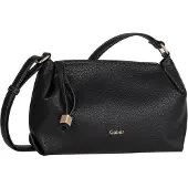 Gabor Umhängetasche "Telia" dezente Falten, eleganter Reißverschlusszipper mit goldenem Zierkubus