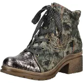 LAURA VITA Schnürstiefelette "Stiefelette Leder/Textil"
